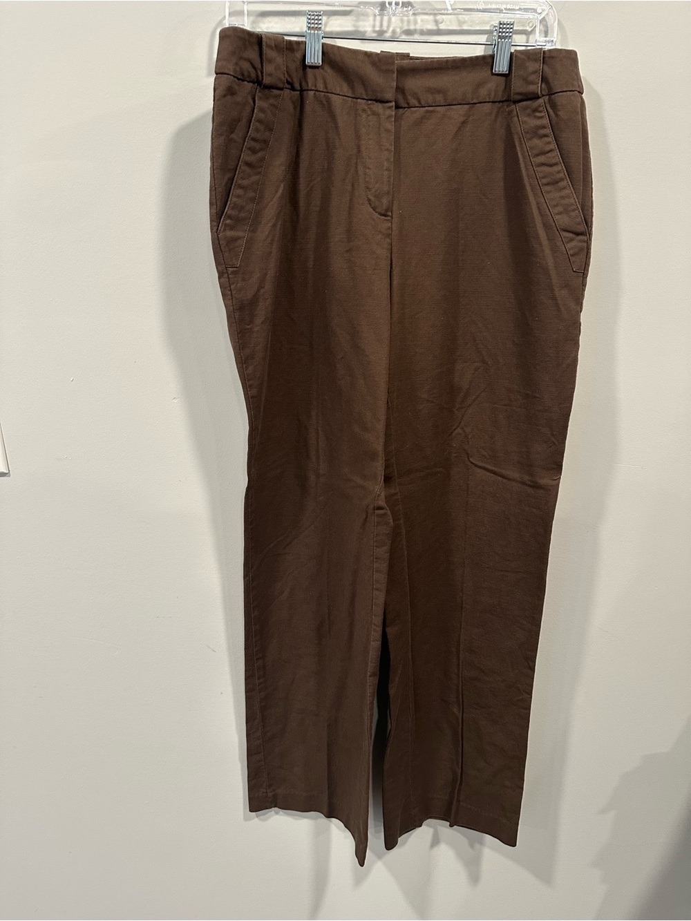 Willi Smith Brown Straight-Leg Pants